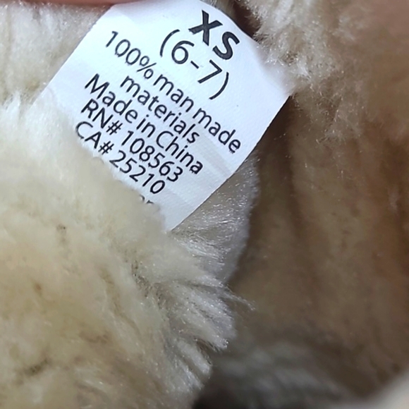Lazy One Brown Moose Deer Buck Winter Shearling Sherpa Kids Boots Size XS 6-7 - Picture 13 of 13